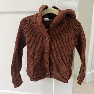 Jamie Kay button up toddler sweater unisex